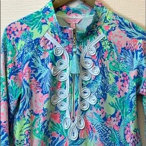 Lilly Pulitzer Mermaids Cove  Skipper Tunic Top